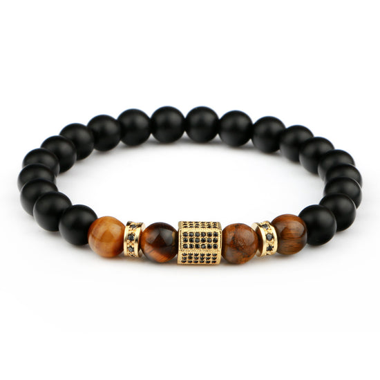 Brass Bead Bracelet Men&