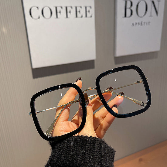 Square Anti Blue-ray Glasses Frame Women&